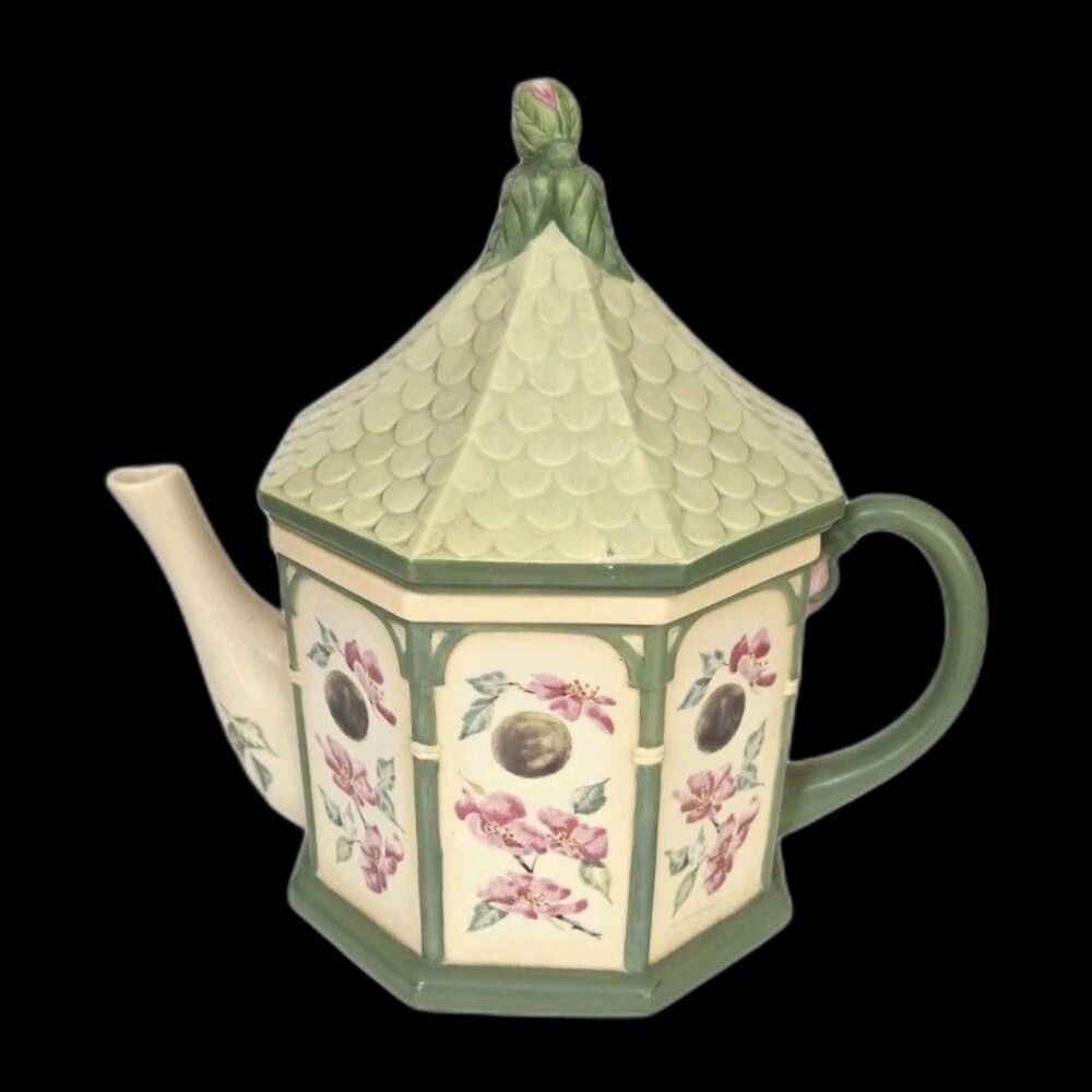 Lenox Summer Greetings 8 3/4" H Figural Tea Pot W/Lid  By Catherine McClung